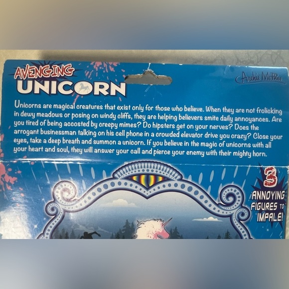 Accoutrements Universe | Archie McPhee, Avenging Unicorn action figures - Picture 13 of 16